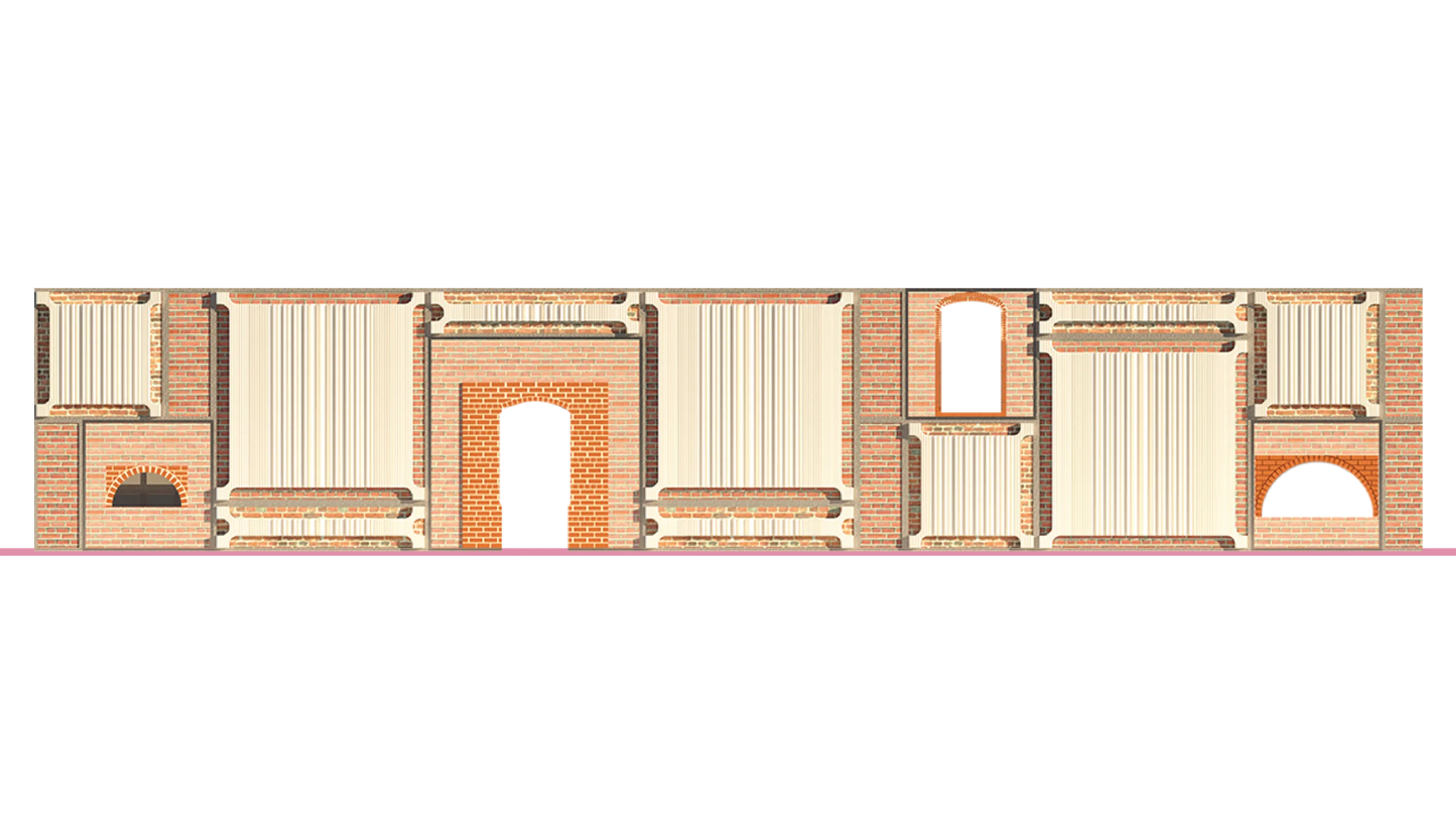 UNROLLED ELEVATION / SALVAGE = ARCHITECTURE
